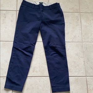 Navy Cropped Dress Pants by J-Crew